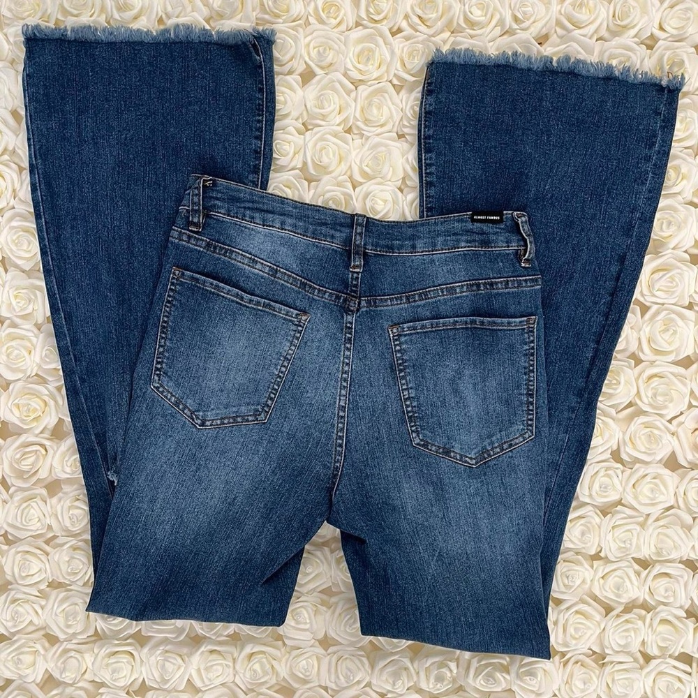Ripped Flare Jeans